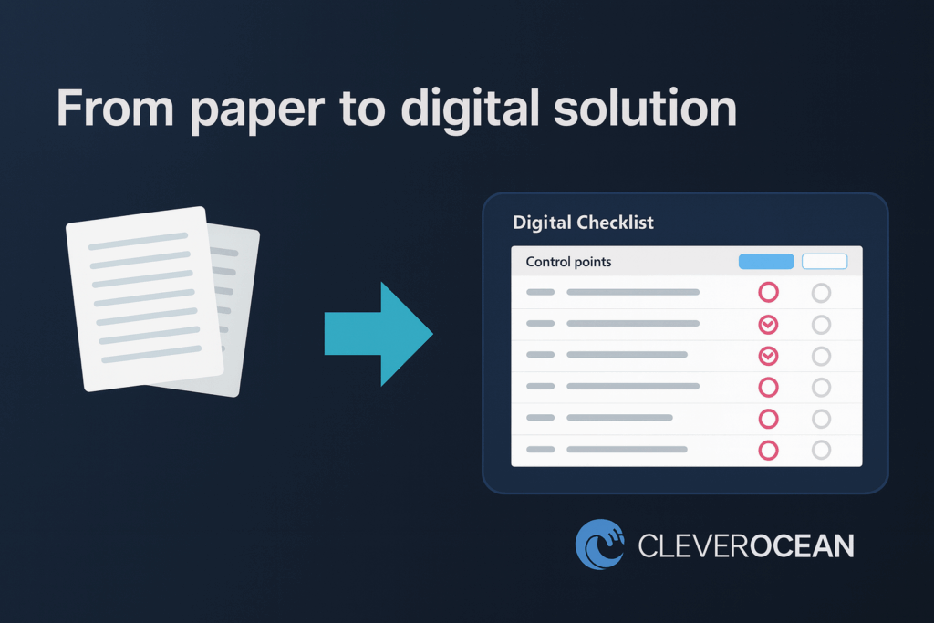 Digital checklist transformation - from paper to digital solution